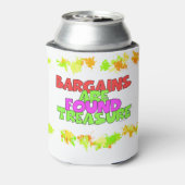 BARGAINS WERDEN ALS SCHÄDEN GEFUNDEN DOSENKÜHLER (Kanne Rückseite)