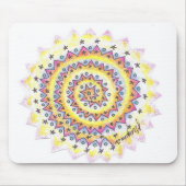 BargasArtworks Geheimnis-Mandala Mousepad (Vorne)