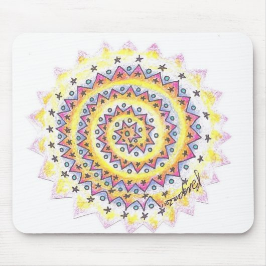 BargasArtworks Geheimnis-Mandala Mousepad (Vorne)