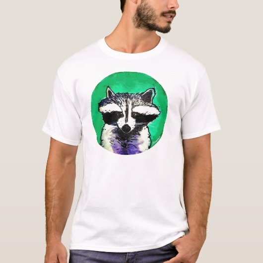 BargasArtworks Racoon-Shirt T-Shirt (Vorderseite)