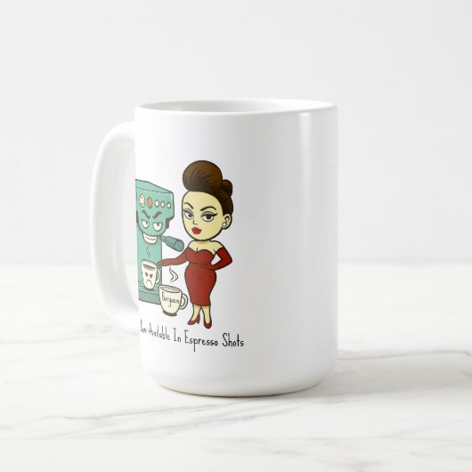 Bargasm: Now Available In Espresso Shots Mug Kaffeetasse (Vorderseite Links)