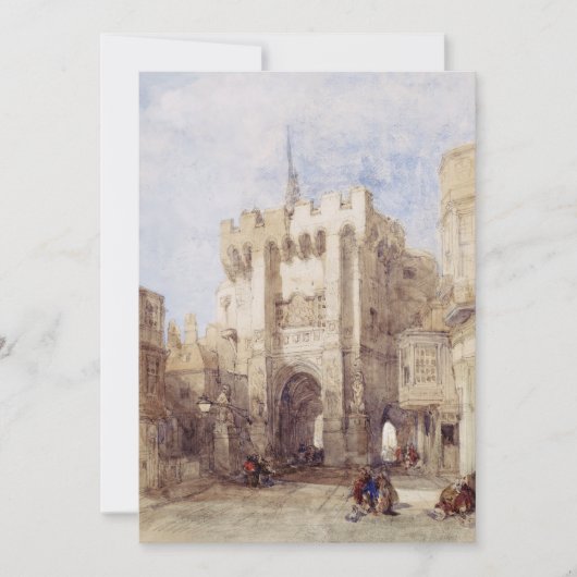 Bargate Gatehouse in Southampton City Einladung (Vorderseite)