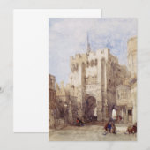 Bargate Gatehouse in Southampton City Einladung (Vorne/Hinten)