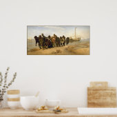 Barge Haulers auf der Wolga Poster (Küche)