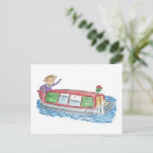Barge Postkarte (Stehend Vorderseite)