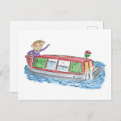 Barge Postkarte (Vorne/Hinten)