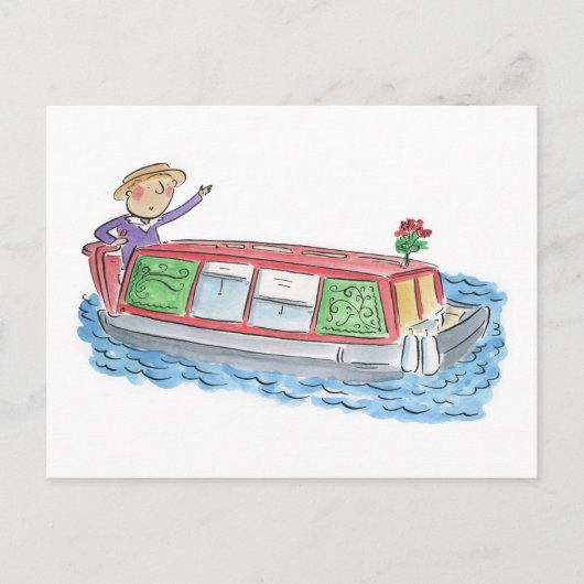 Barge Postkarte (Vorderseite)