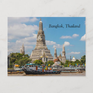 Barge Segelpas Wat Arun Feiertagspostkarte