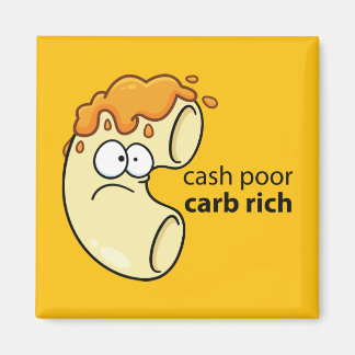Bargeld Arme Carb Rich Square Magnet