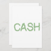 Bargeld Einladung (Vorne/Hinten)