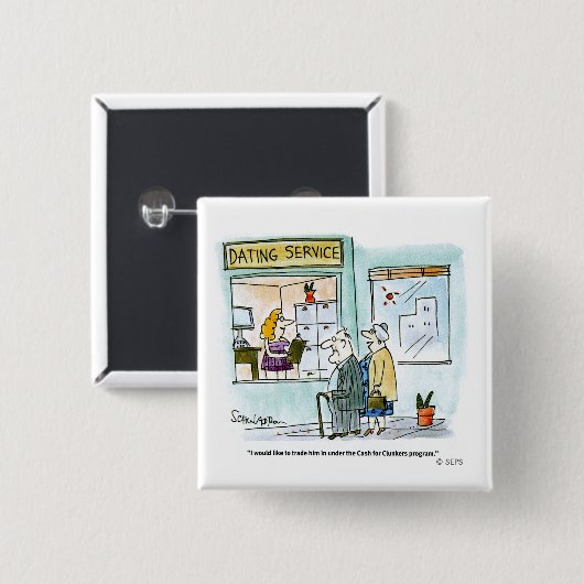 Bargeld für Clunkers Button (Vorne & Hinten)