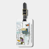 Bargeld für Clunkers Gepäckanhänger (Vorderseite vertikal)