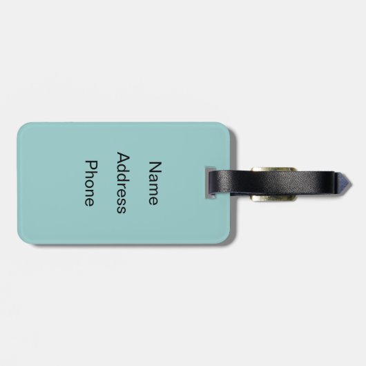 Bargeld für Clunkers Gepäckanhänger (Rückseite horizontal)