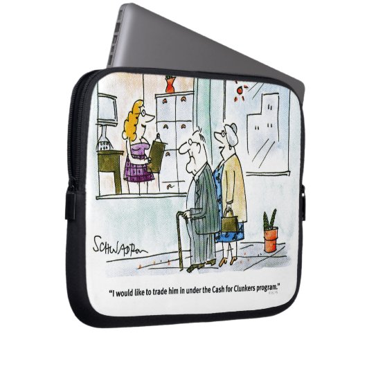 Bargeld für Clunkers Laptopschutzhülle (Vorne Rechts)