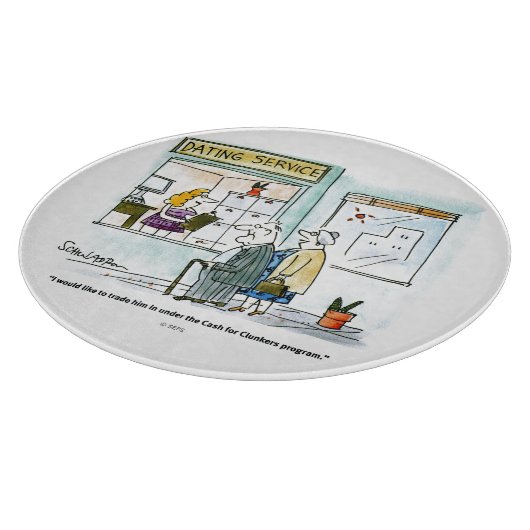 Bargeld für Kohlköpfe Schneidebrett (Ecke)