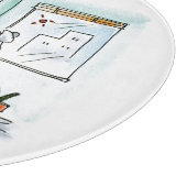 Bargeld für Kohlköpfe Schneidebrett (Ecke)