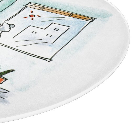 Bargeld für Kohlköpfe Schneidebrett (Ecke)