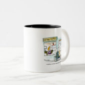 Bargeld für Kohlköpfe Zweifarbige Tasse (VorderseiteRechts)