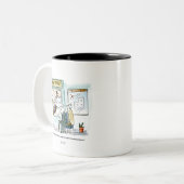 Bargeld für Kohlköpfe Zweifarbige Tasse (Vorderseite Links)