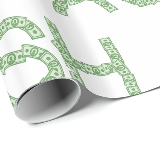 Bargeld Geschenkpapier (Rolleneckpunkt)