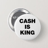 Bargeld ist König Button (Vorne & Hinten)