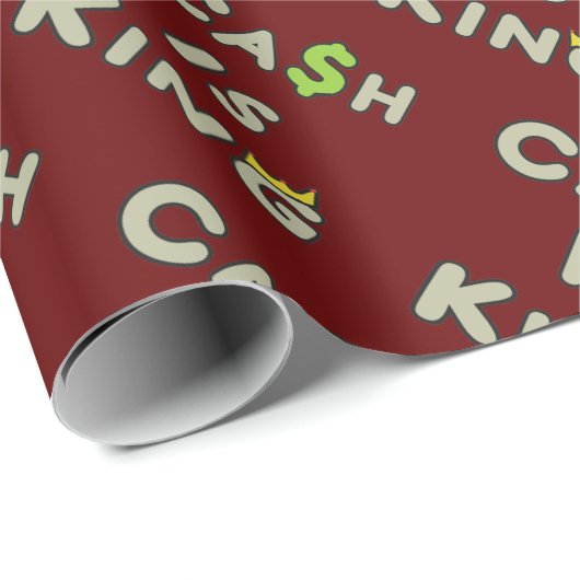 Bargeld ist König Geschenkpapier (Rolleneckpunkt)