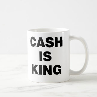 Bargeld ist König Kaffeetasse