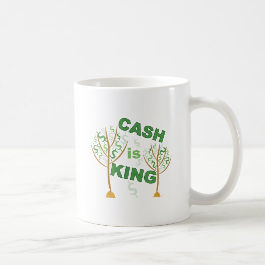 Bargeld ist König Kaffeetasse (Rechts)