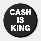 Bargeld ist König Magnet (Vorne)