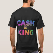 Bargeld ist König T-Shirt (Rückseite)