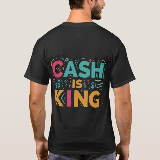Bargeld ist König T-Shirt (Rückseite)
