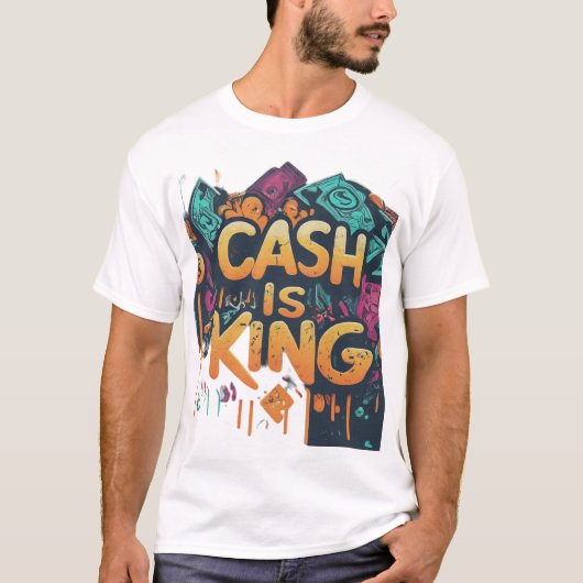 Bargeld ist König T-Shirt (Vorderseite)