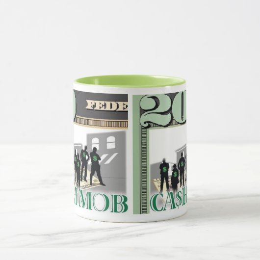 Bargeld-Pöbel-Währungs-Kaffee-Tasse Tasse (Zentrum)