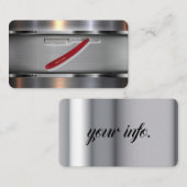 Bargeldkarte Visitenkarte (Vorne/Hinten)