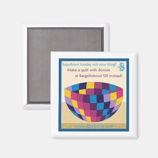 Bargello Bowl Magnet (Vorderseite/Rückseite)