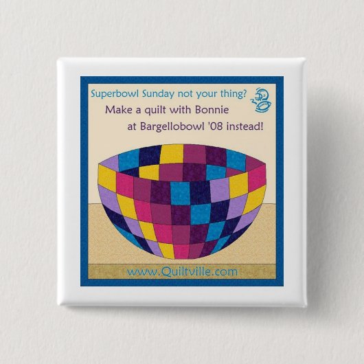 Bargello Schüssel-Button Button (Vorderseite)