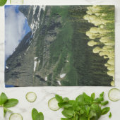 Bärgras bei Logan Pass, Gacier National Handtuch (Gefaltet)