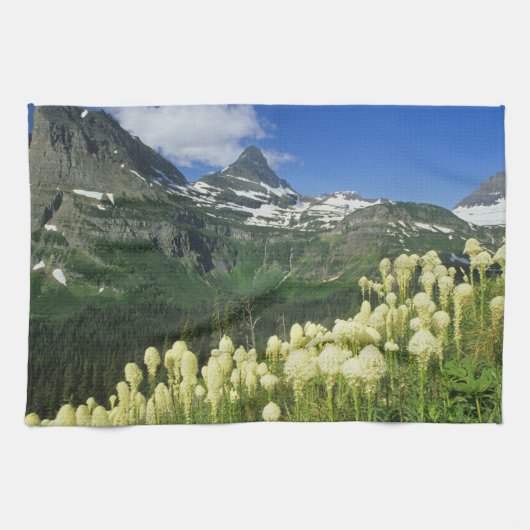 Bärgras bei Logan Pass, Gacier National Handtuch (Horizontal)