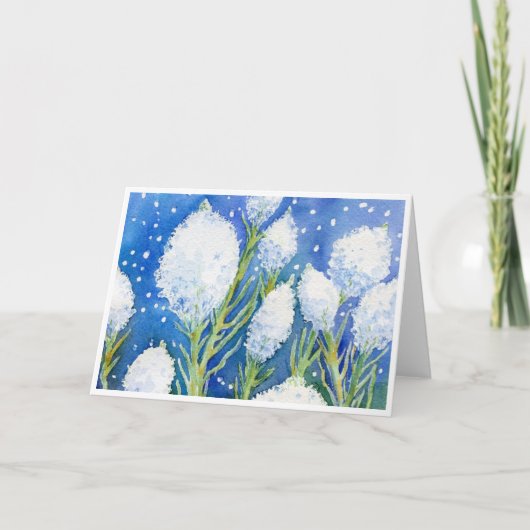 "Bärgrass"-Blankekarte Dankeskarte (Vorderseite)