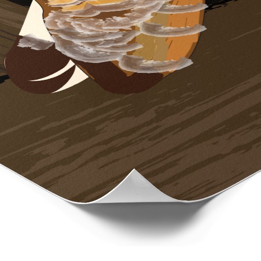 Barhosenkunst Print Poster (Ecke)