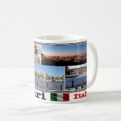 Bari by night - Apulien - Panorama - Meerblick Kaffeetasse (VorderseiteRechts)