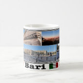 Bari by night - Apulien - Panorama - Meerblick Kaffeetasse (Mittel)
