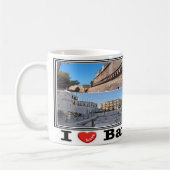 Bari by night - Apulien - Panorama - Meerblick Kaffeetasse (Links)