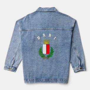 Bari Coat of Arms Souvenir Flag Jeansjacke
