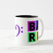 Bari Coffee Tasse mit Bass Clef (VorderseiteRechts)