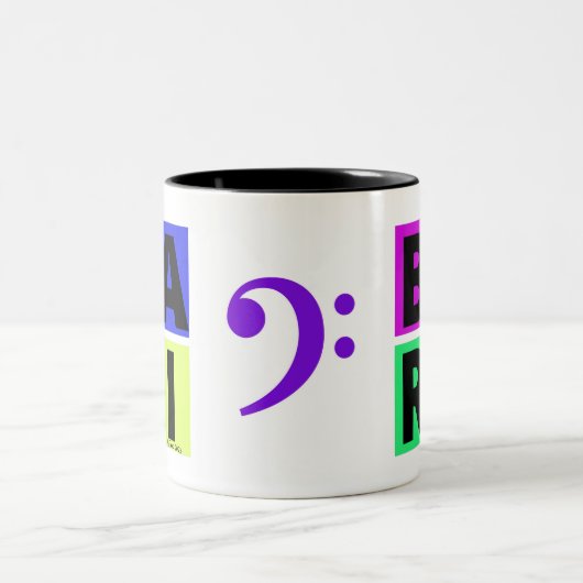 Bari Coffee Tasse mit Bass Clef (Mittel)