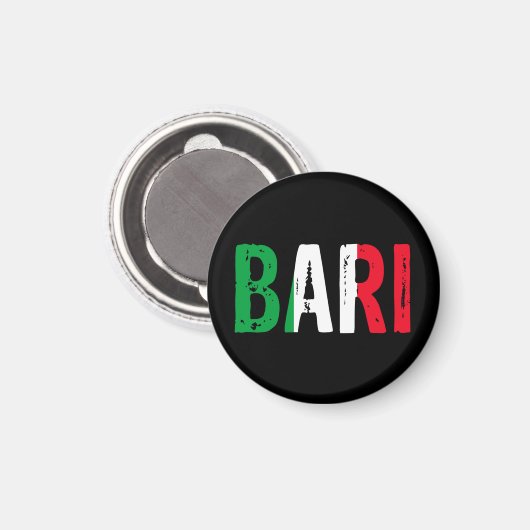 Bari Italien Magnet (Vorderseite/Rückseite)