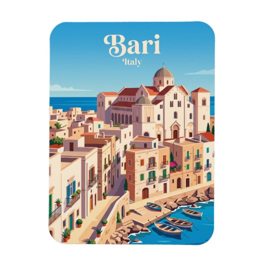 Bari, Italien Magnet (Vertikal)
