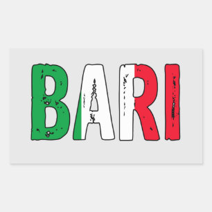 Bari Italien Rechteckiger Aufkleber