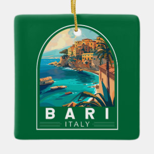 Bari Italien Reise Kunst Vintage Keramikornament